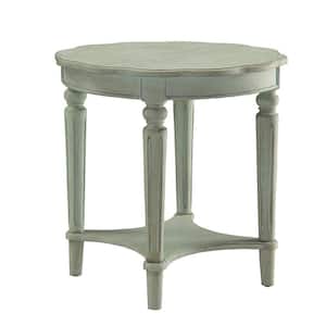 Fordon Antiqued Green End Table