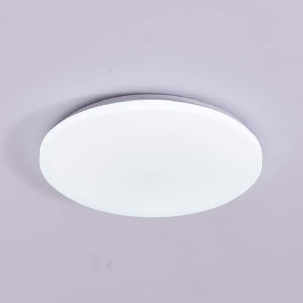 TAIFOND 13 in. White LED Flush Mount Ceiling Light