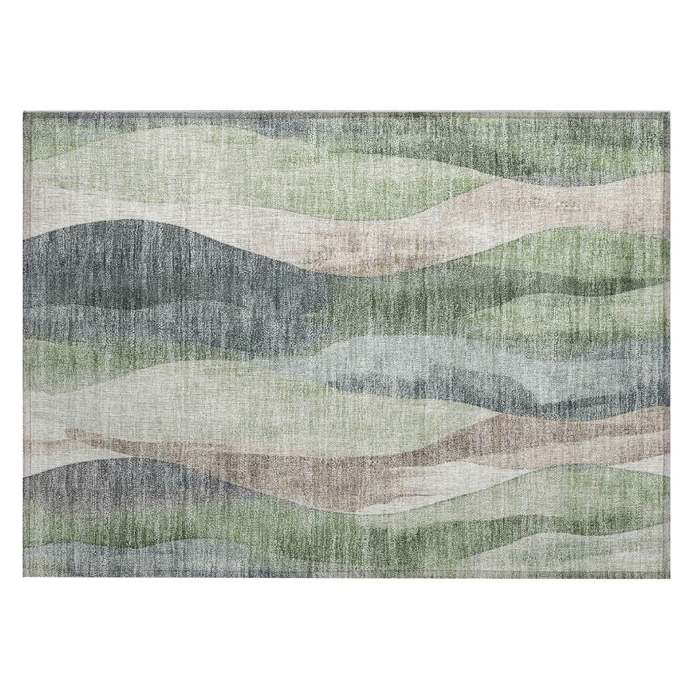 Chantille Machine Washable Indoor/Outdoor Abstract ACN1989 Fern 2 ft. x 3 ft. Accent Rug price history on PriceWatchPro