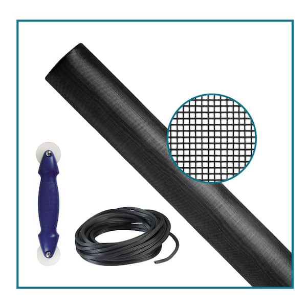 36 in. x 7 ft. Clear Advantage Screen Roll Kit