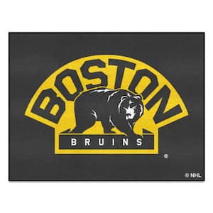 Boston Bruins Black 34 in. x 42.5 in. All-Star Area Rug