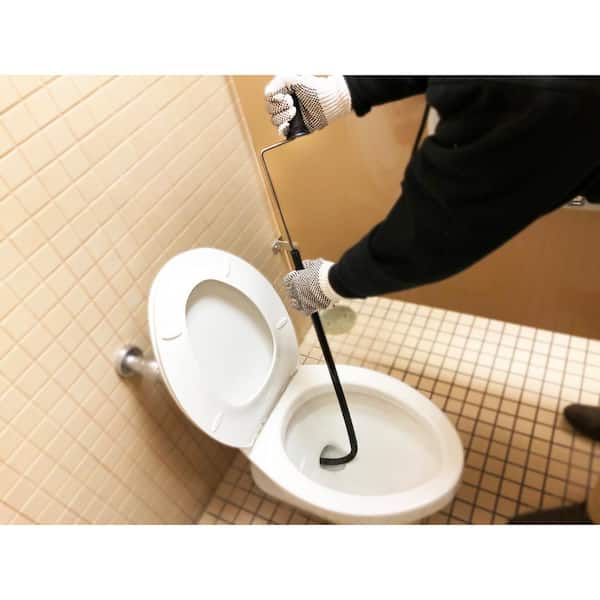 Supply Giant SU3247 3 Ft Toilet Auger Snake for Unclogging Toilets