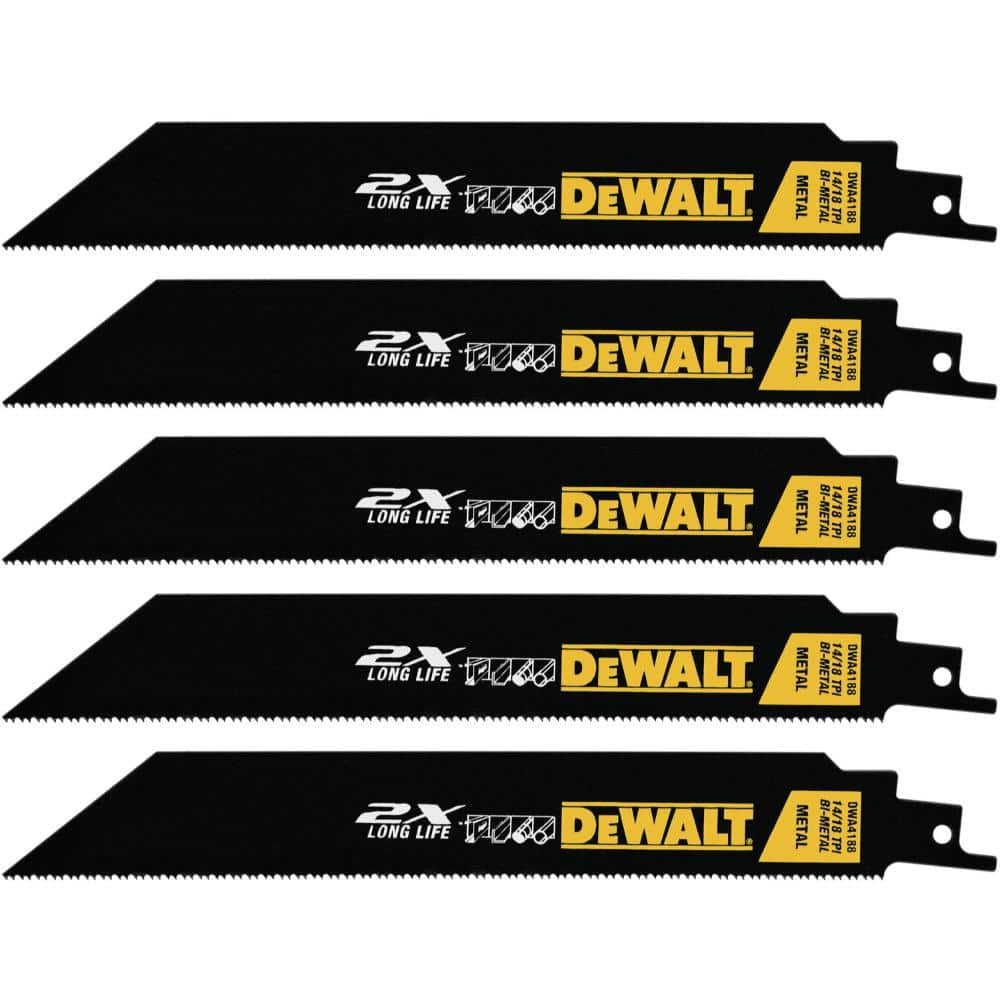 DEWALT in. Premium Metal Cutting Blade (5 per Package) DWA4188 The Home  Depot