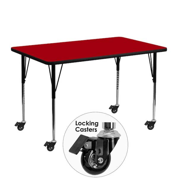 Carnegy Avenue 30.37 in. Red Kids Table