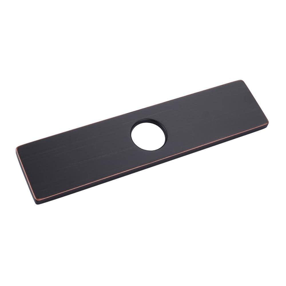 ALEASHA 10 in. Stainless Steel Escutcheon Plate in Oil Rubbed Bronze