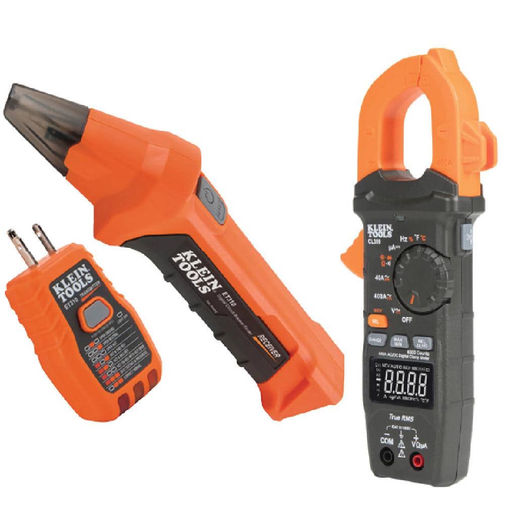 Klein Tools 400 Amp AC/DC Digital Clamp Meter and Digital Klein Tools 400 Amp AC/DC Digital Clamp Meter and Digital