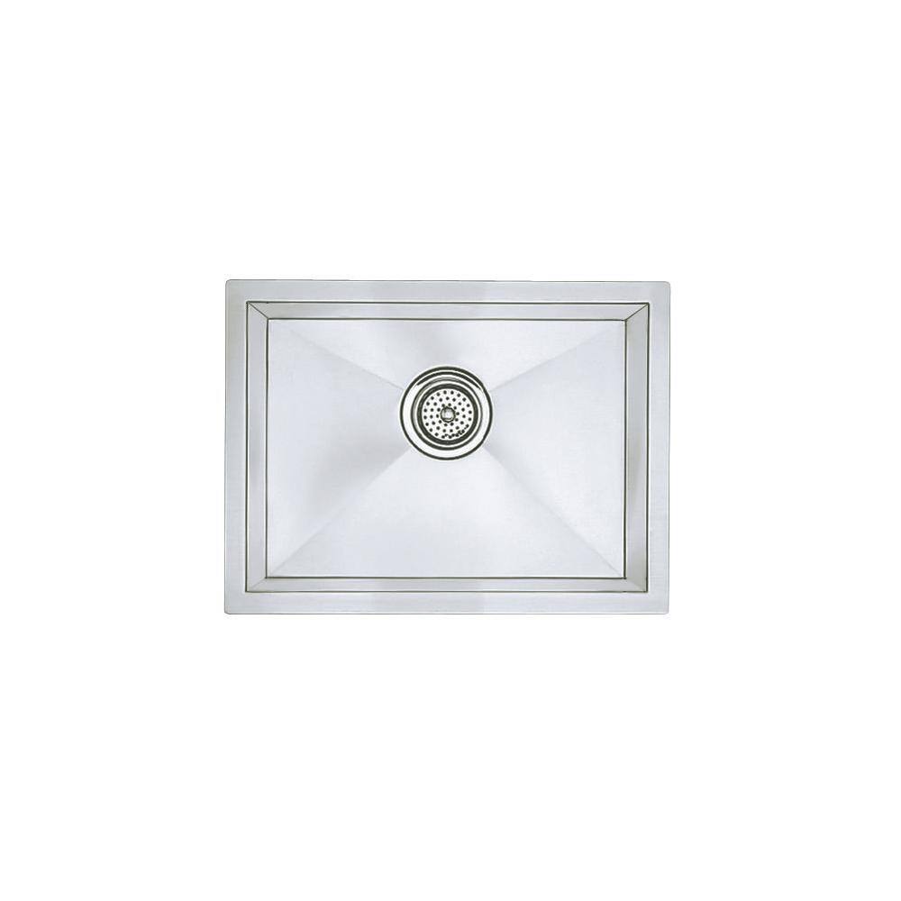 Blanco Precision Undermount Stainless Steel 20 In X 15 In Single Bowl   Satin Polished Blanco Undermount Kitchen Sinks 512746 64 1000 