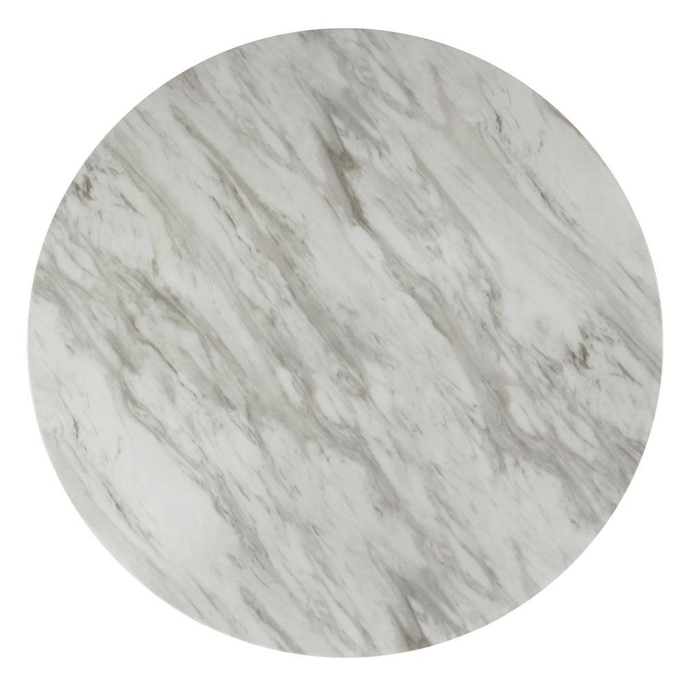Celeste 5-Piece Blue Velvet and Faux Marble Counter Set