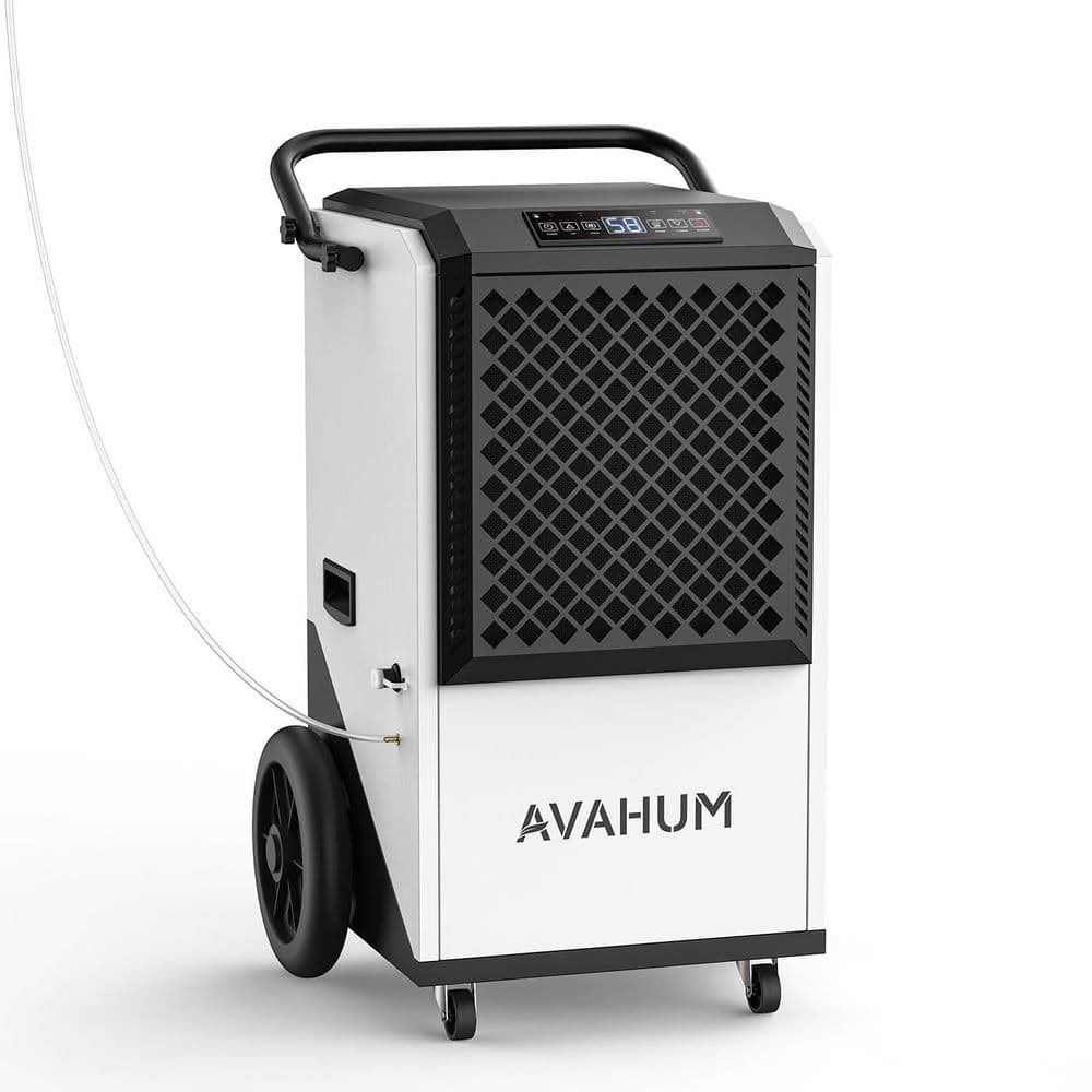 250 pt. 8000 sq. ft. Commercial Dehumidifier in. White & Gray with Auto Defrost, 24H Timer & Optional Pump Drainage price history on PriceWatchPro