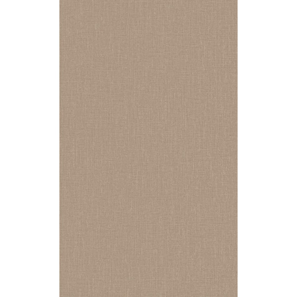 Walls Republic Dark Brown Textured Plain Textile Printed Non-Woven Paper Non-Pasted Textured Wallpaper 57 sq. ft.