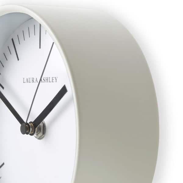 Laura Ashley Twyford Small Bedside Ivory Clock 115776 - The Home Depot