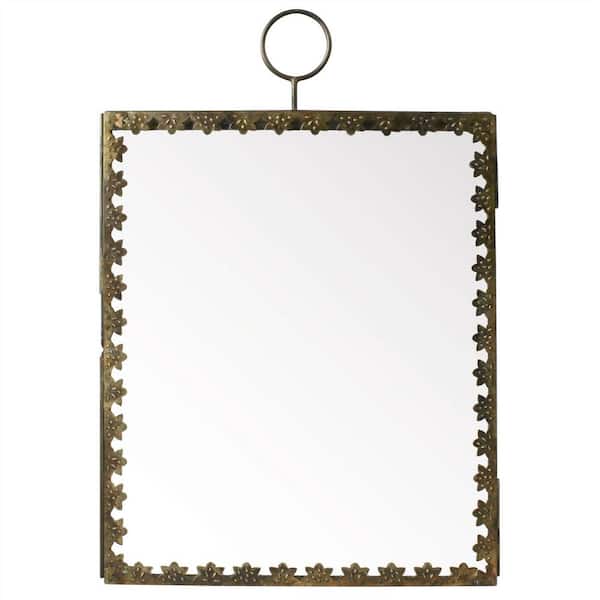 HomeRoots Victoria 8 in. x 10 in. Brass Picture Frame