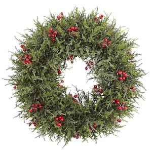 20in. Cedar Berry Artificial Wreath