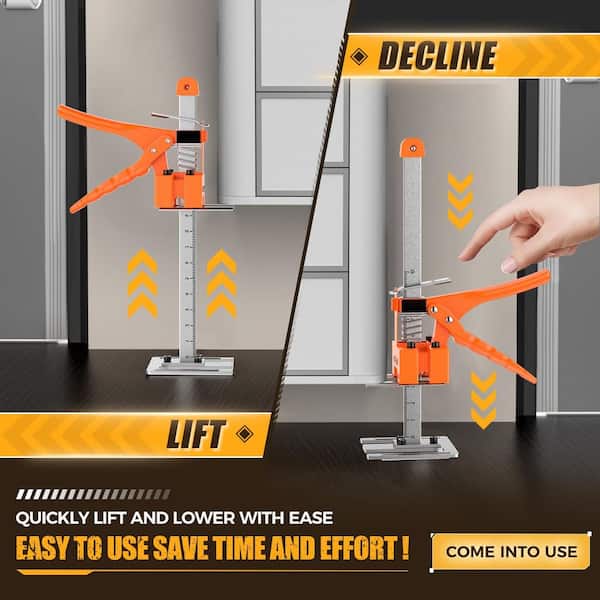 Moon-2PCS Updated Wall Tile Leveling System, Tile Lifter, Tile Lift Adjuster, Tile Leveler Height Regulator, Ceramic Tile Locator, Drywall Lifting Jack - View #3
