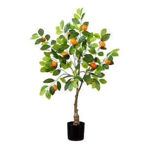 3 Ft. Artificial Tangerine Tree in Nursery Pot