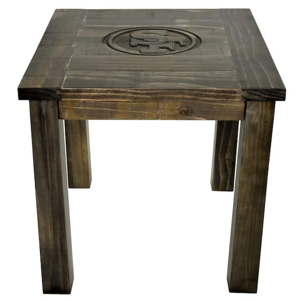 IMPERIAL San Francisco 49ers Reclaimed Side Table