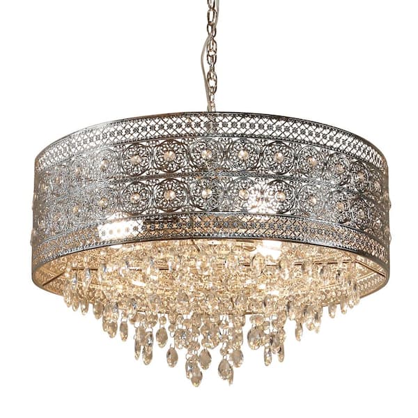 23.5 3-light Bryar Chandelier Brass/crystal - River Of Goods : Target