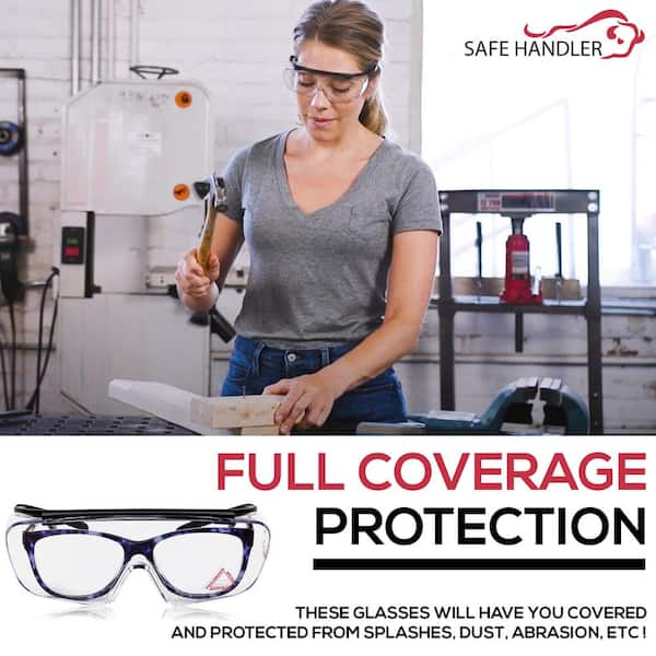 Duarte Clear Anti Scratch and Anti Fog Safety Over Glasses with UV400 Protection 36 Pairs