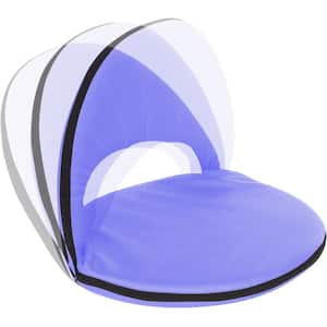 Portable Multiuse Adjustable Recliner Stadium Seat (Lilac)