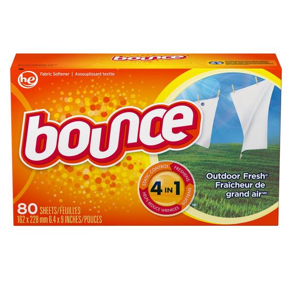 Bounce Outdoor Fresh Dryer Sheets 80 Count 0037000340850 The