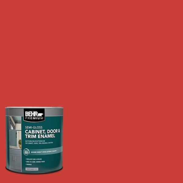 1 qt. #P170-7 100 Mph Semi-Gloss Enamel Interior/Exterior Cabinet, Door & Trim Paint