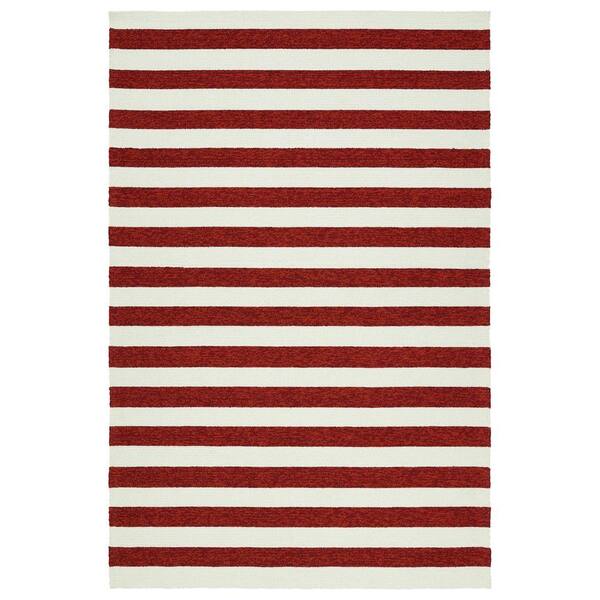 Kaleen Escape Red 5 ft. x 8 ft. Indoor/Outdoor Area Rug