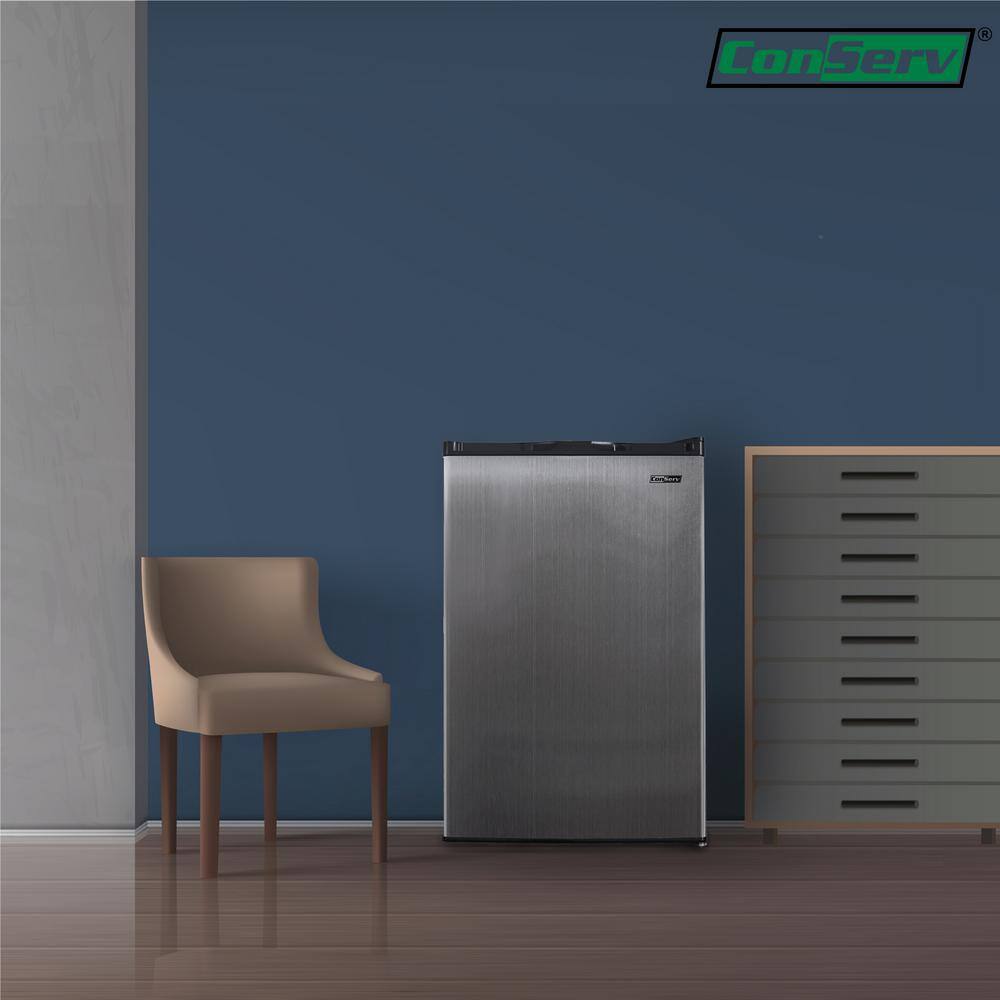 Compact Stainless Steel Energy Star Undercounter Upright Freezer
