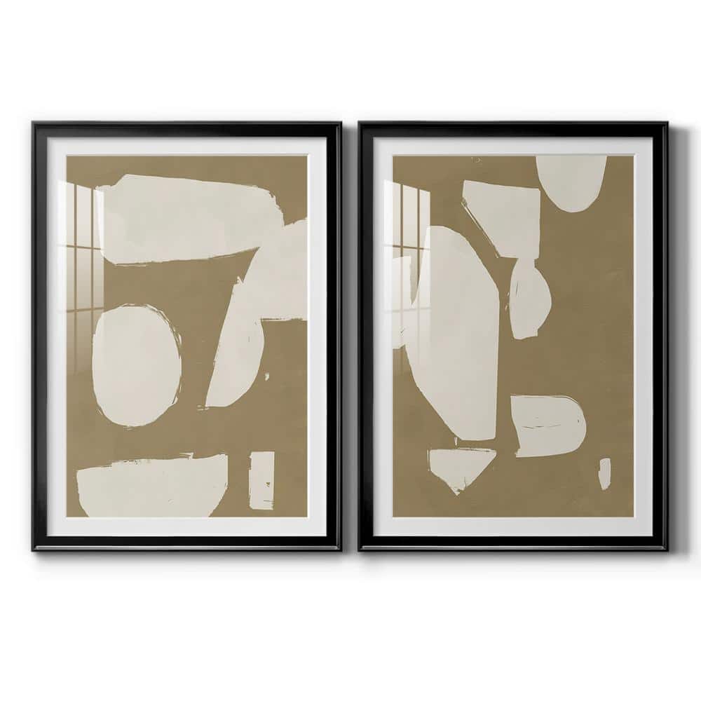 Chunky Abstract I by Wexford Homes 2 Pieces Framed Abstract Paper Art Print 18.5 in. x 24.5 in. price history on PriceWatchPro
