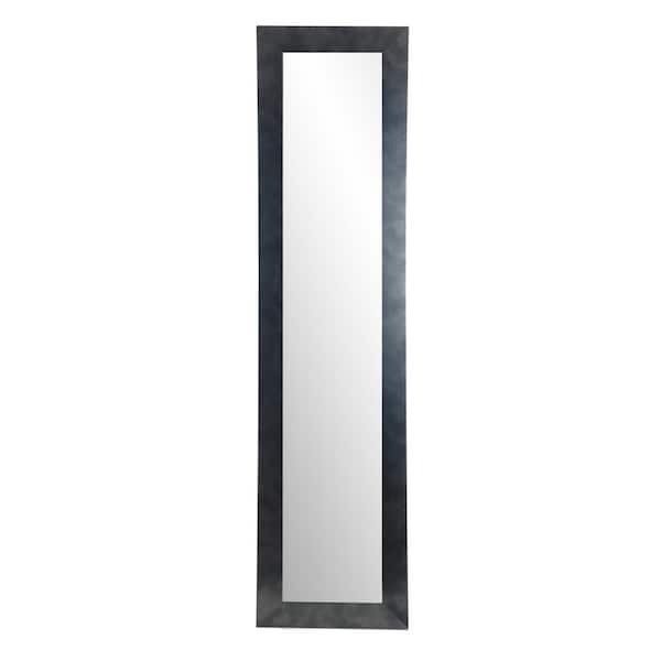 BrandtWorks Oversized Black Modern Mid-Century Modern Mirror (71 in. H X 16 in. W)