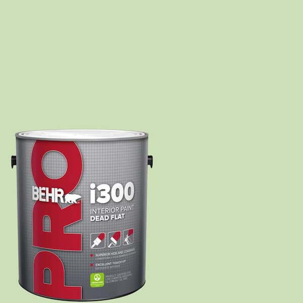 BEHR PRO 1 gal. #430C-3 Peridot Dead Flat Interior Paint