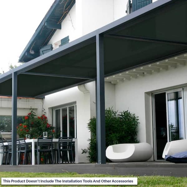 8 ft. x 25 ft. Green Rectangle Sun Shade Roll, UV Blockage Cover for Outdoor Backyard Patio Pergola Greenhouse Plants