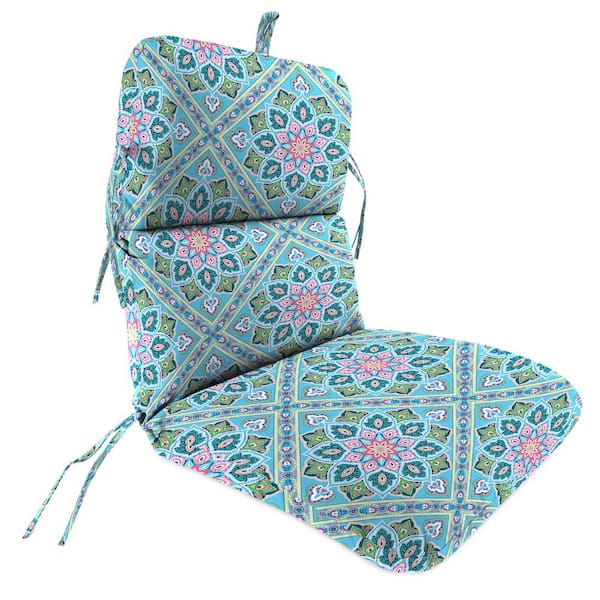 Jordan Manufacturing 22 in. L x 45 in. W x 5 in. T Outdoor Chair Cushion in Medlo Island
