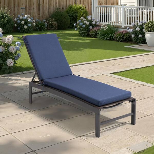 Pellebant 20.9 in. x 71.8 in. Outdoor Chaise Lounge Cushion in
