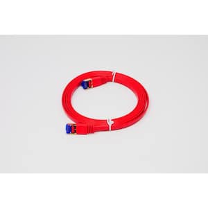 6 ft. CAT 7 Flat High-Speed Ethernet Cable - Red