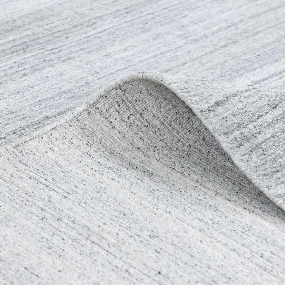 Heather Stripe Hand-Knotted Wool & Viscose 8' x 10' Area Rug