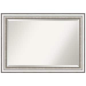 Salon Silver 41.25 in. H x 29.25 in. W Framed Wall Mirror