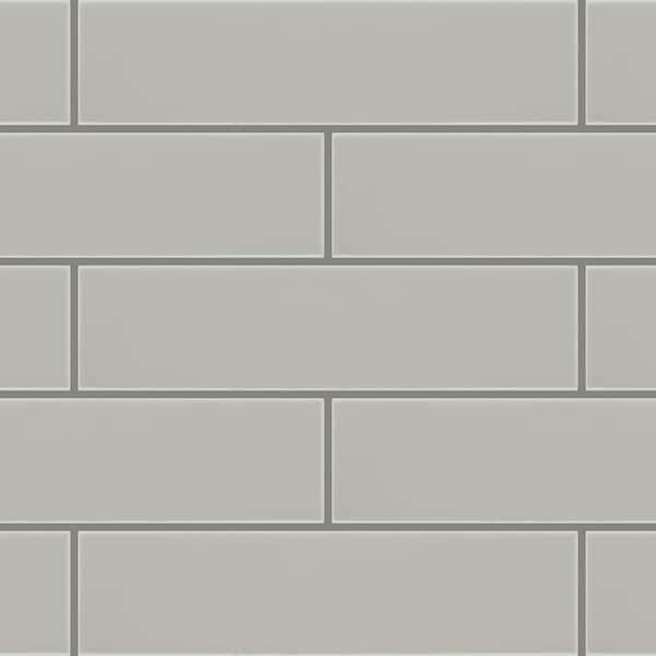 Daltile Restore Ash Gray 2 in. x 8 in. Glossy Ceramic Wall Tile (487.68 sq. ft./Pallet)