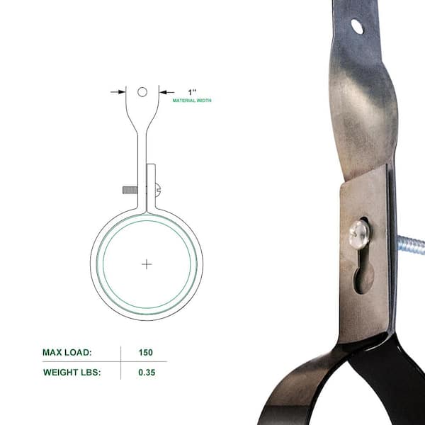 B&K Industries 3-Inch Vinyl Coated Pipe Hanger - DWV Plumbing Support