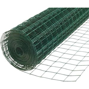 3.25 ft. x 50 ft. Green PVC Coated Welded Wire