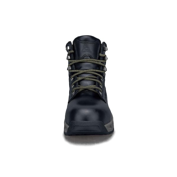 Ace Burren CT Unisex Size 11.5M Black Leather Slip-Resistant 