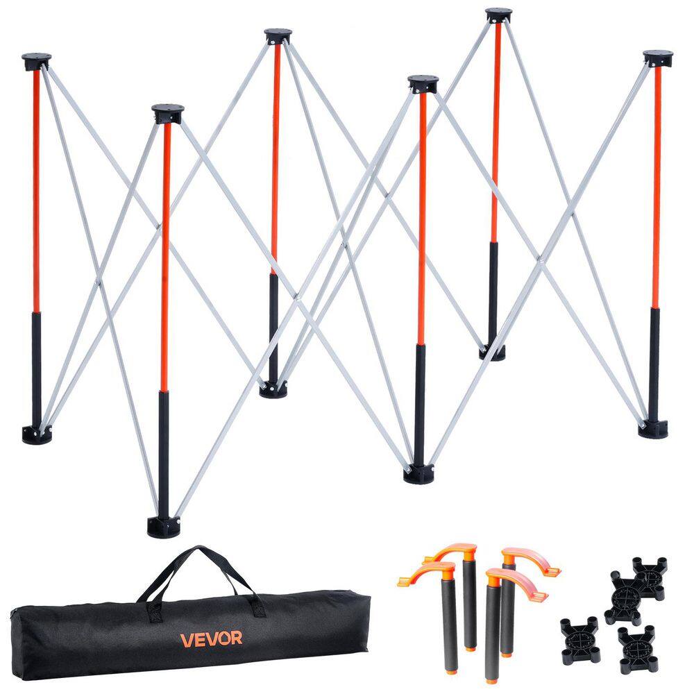Portable Folding Workstand, 4.16 x 2.18 ft. Collapsible Workbench, 2500 lbs. Weight Capacity, Sawhorse price history on PriceWatchPro