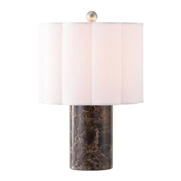 Rosalie 17.5 in. Dark Brown Table Lamp