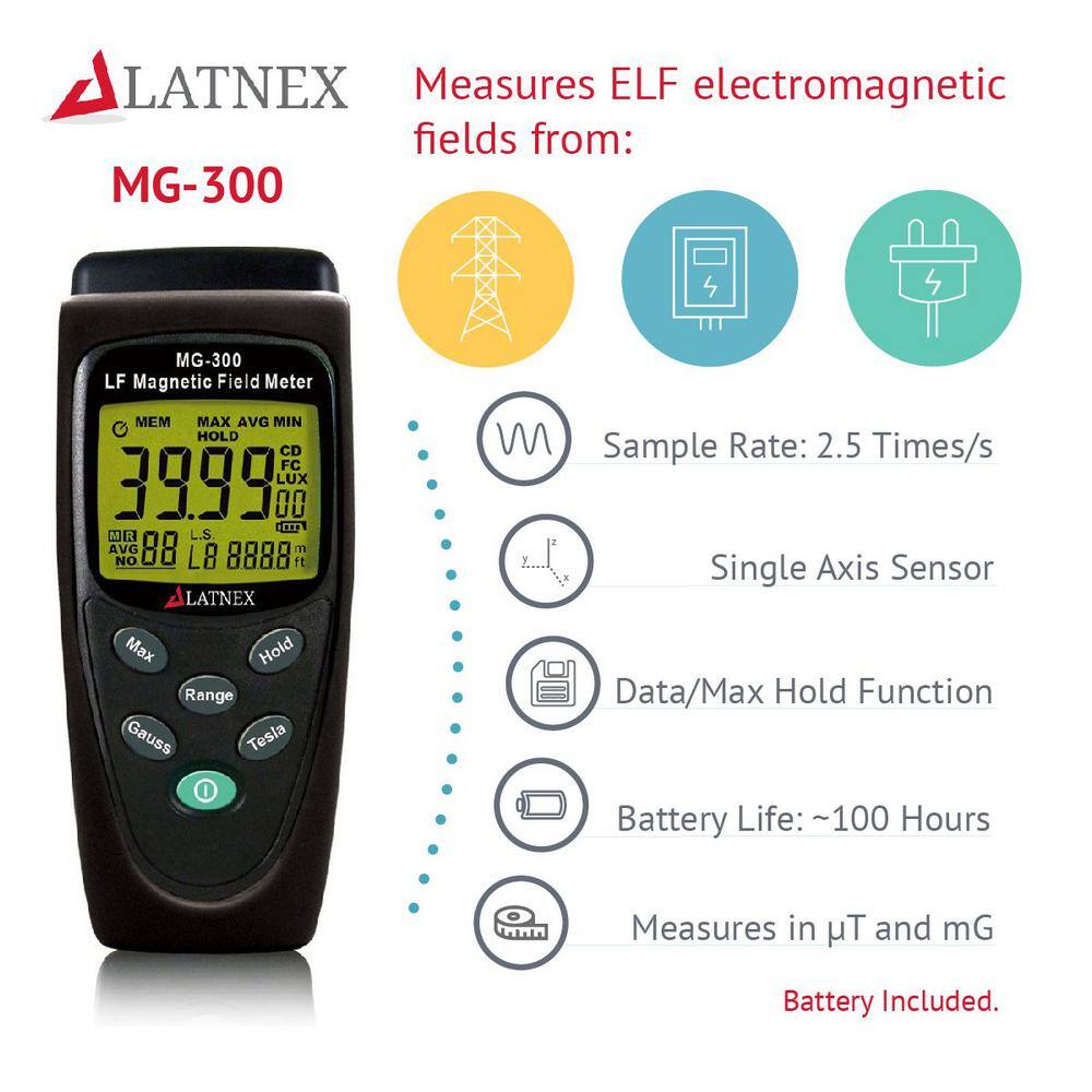 Buy MG300 Gauss and Field Meter Online at Lowest Price in