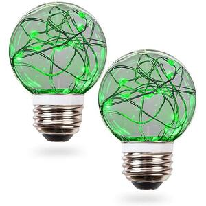 5-Watt Equivalent E26 Energy Saving, Wet-Rated LED Light Bulb 0 K (2-Pack)