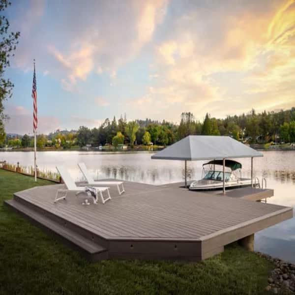 Trex Transcend Lineage 1 in. x 6 in. x 12 ft. Biscayne Grooved