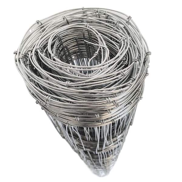 ATENGNES 5 ft. x 164 ft. Heavy Zinc Coating Galvanized Wire Farm Fence for Cattle, Deer, Goat Fencing, Suitable for Yard, Garden