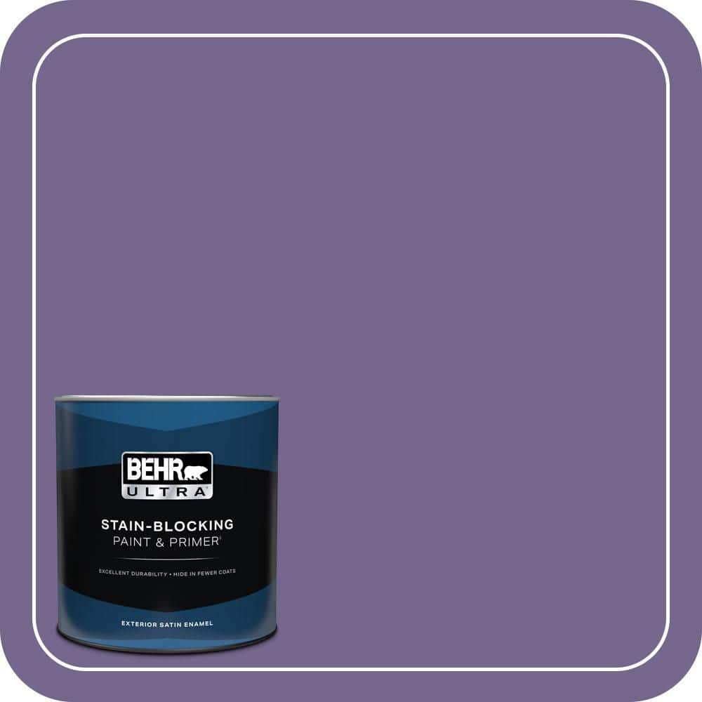 1 qt. #MQ5-41 Violet Vixen Satin Enamel Exterior Paint & Primer price history on PriceWatchPro