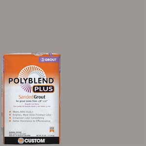 Polyblend Plus #165 Delorean Gray 25 lb. Sanded Grout