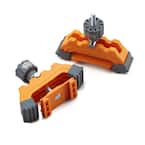 Glass Filled Nylon Track Clamp Set for WTX or NGX Saw Clamp Edges (2-Piece)