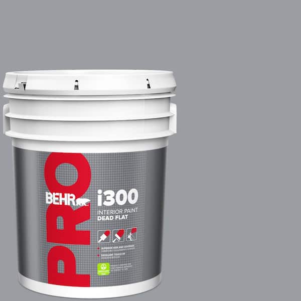 BEHR PRO 5 gal. #PPU26-20 Smokey Lilac Dead Flat Interior Paint